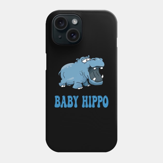 BABY HIPPO Phone Case by KhalidArt