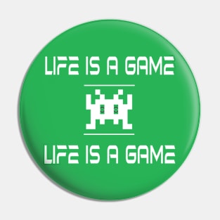 80's Gamer Life Sci Fi Alien Tee Pin