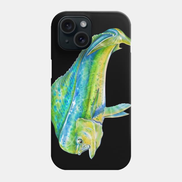 Mahi Mahi Phone Case by Tim Jeffs Art