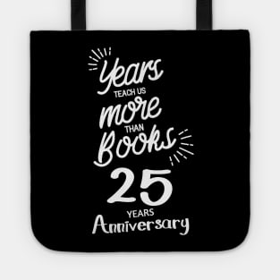 25 years anniversary gift for him and her Tote