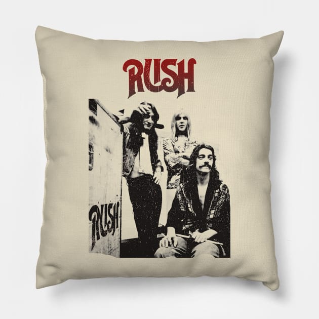 Rush Band Pillow by Moulezitouna