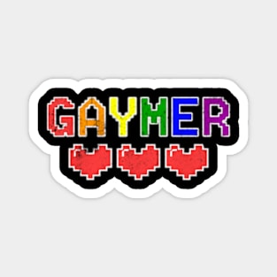 Gaymer Gay LGBT Pride Humor Video Gamer Magnet