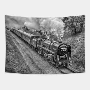Oliver Cromwell - Black and White Tapestry