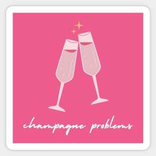 Champagne Problems Sticker Beautiful And Refined Glossy Evermore Stickers  Taylor Swift
