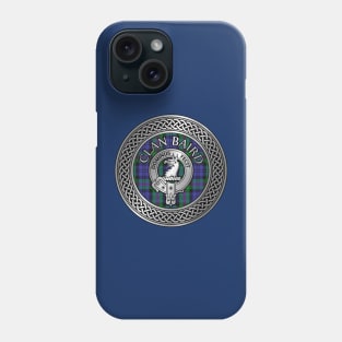 Clan Baird Crest & Tartan Knot Phone Case