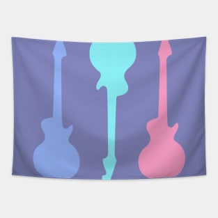 Pastel Guitars Tapestry