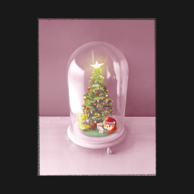 Christmas Bell Jar by zkozkohi