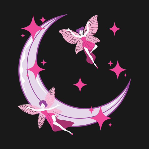 Fairycore Aesthetic Pastel Goth Fairy Moon Fairies - Fairycore - T-Shirt