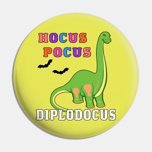 Hocus Pocus Diplodocus Prehistoric Dinosaur Spooky Bat. Pin