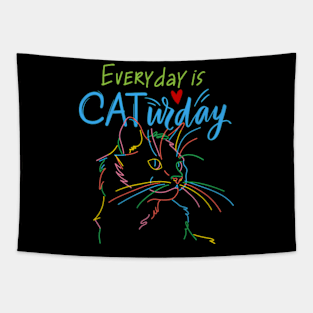 every day is caturday Tapestry