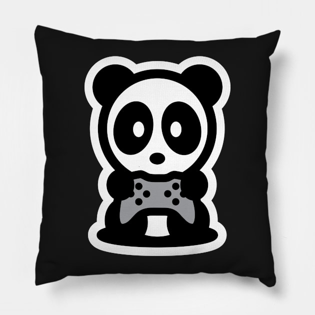 Gamer Panda Pillow by Bambu