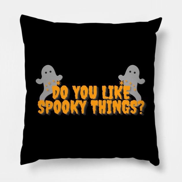 Do you like spooky things?? Pillow by RoserinArt