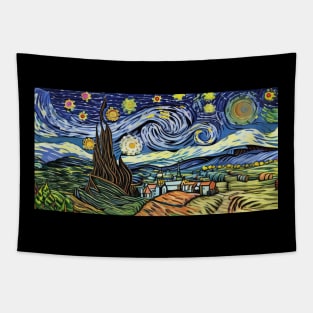 Starry Night Style Tapestry