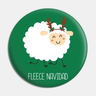 Fleece Navidad Pin