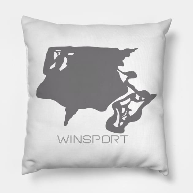 WinSport Resort 3D Pillow by Mapsynergy