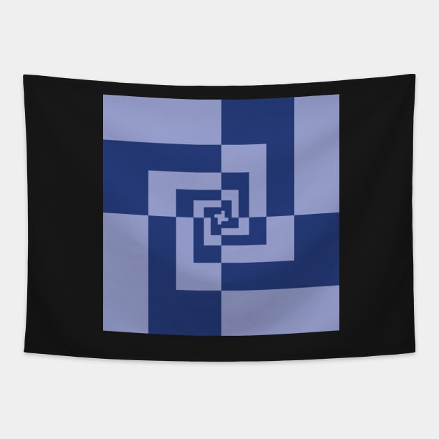 Golden Ratio Orthogonal pattern  - Blue Sky Tapestry by Motiondust