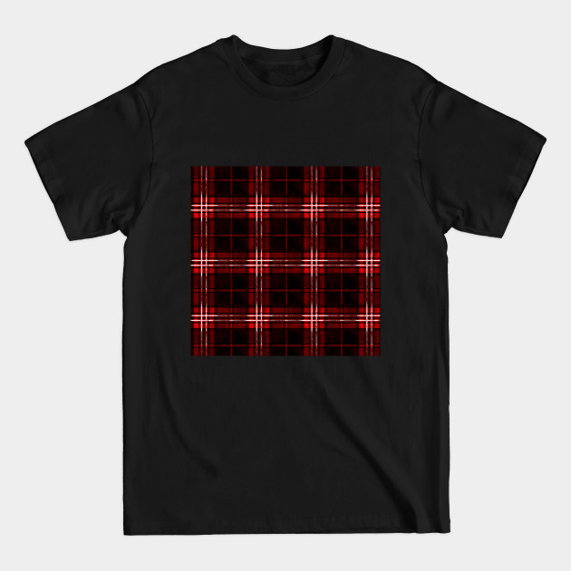 Discover Red Black Plaid Tartan Pattern - Plaid Pattern - T-Shirt