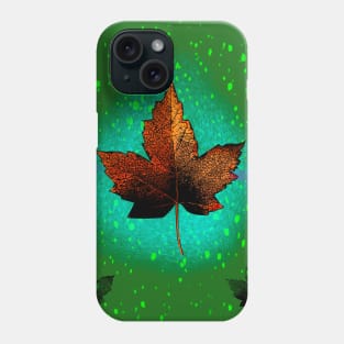 Maple Leaf Autumn Abstract Phone Case