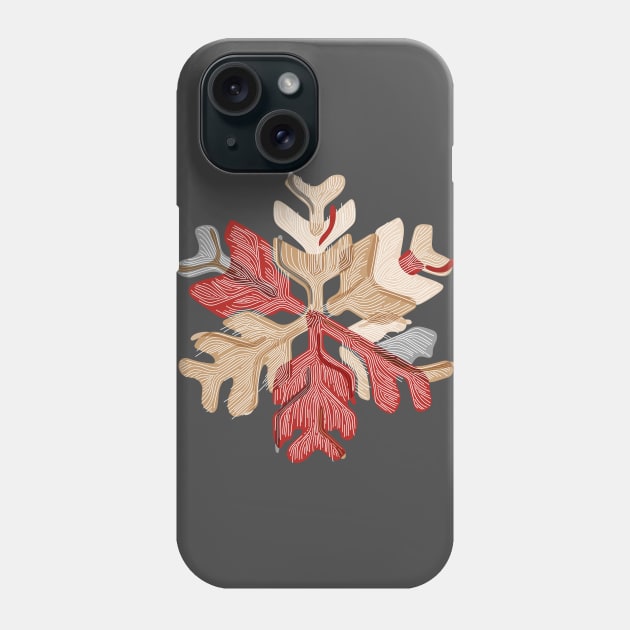 Snowflake pattern Phone Case by GreenColor