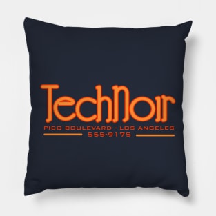 Technoir Pico Boulevard Los Angeles Pillow