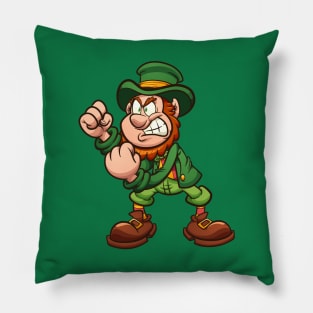 Angry Leprechaun Pillow