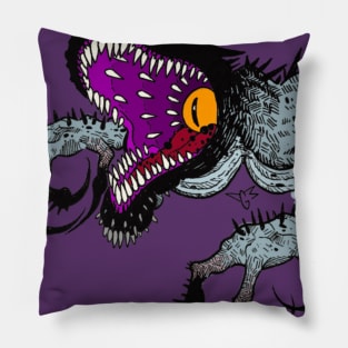 No horn, one eye, can't fly, not so purple, people eater Pillow