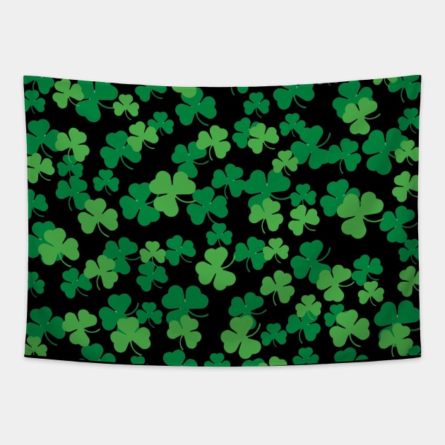 Clover Pattern Tapestry by valentinahramov