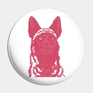 Malinois GSD Dutch Pink Pin