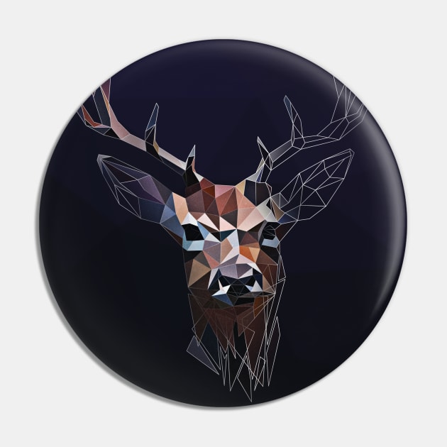 Low poly Deer Pin by Jackson Lester