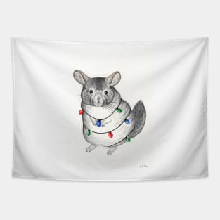 Festive Chinchilla Tapestry