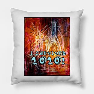 I Survived 2020 - A T-Shirt for New Year Pillow