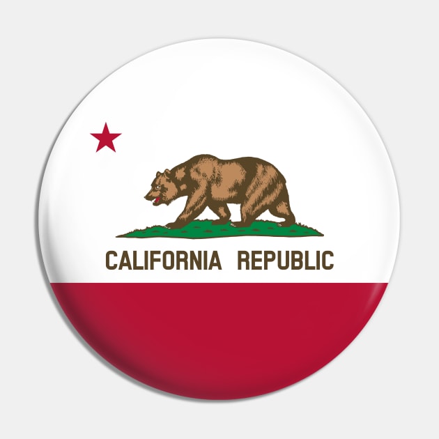 California Flag Pin by DetourShirts