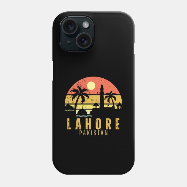 Lahore Vintage Sunset Phone Case by DesignerDeskStd