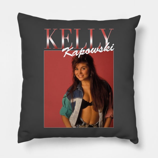 Kelly Kapowski - 90's Style (Red Variant) Pillow by MikoMcFly