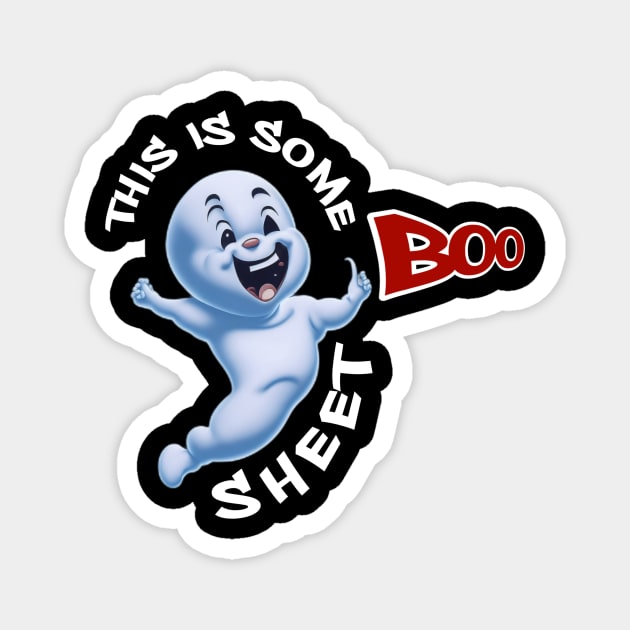 this is some boo sheet Magnet by Rizstor