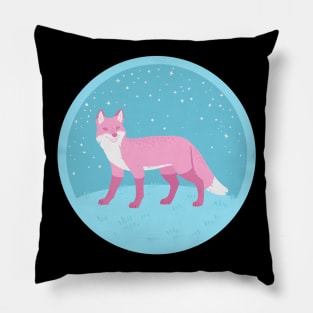 Trans Fox Pillow