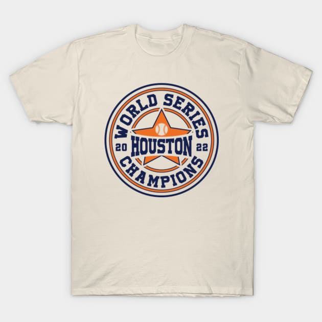 Mlb Merch World Series Champions 2022 Houston Astros T-Shirt - TeeHex