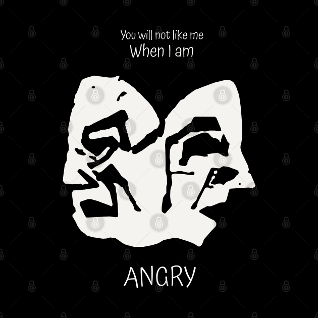 You will not like me When I am Angry by KewaleeTee