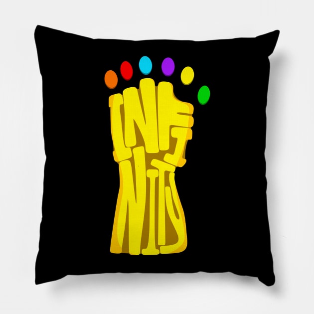 Infinity Gauntlet Pillow by Near Human Intelligence