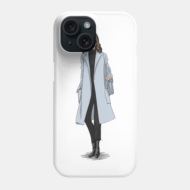 luxury girl Phone Case by AleksanderMoskalev