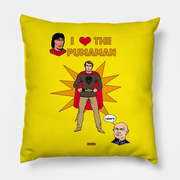 I love Pumaman MST3K Pillow by Wonder design