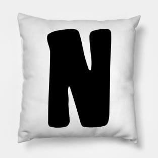 Letter N Pillow