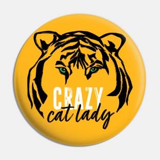 Crazy Cat Lady - Tiger Pin