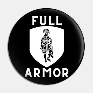 Full Armor of God Christian Bible Verse Design Pin