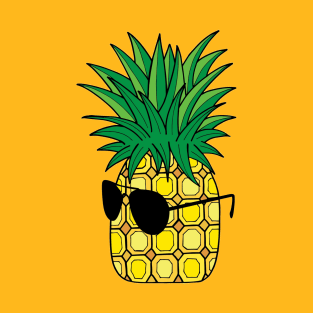 Sunny Pineapple with Glasses T-Shirt