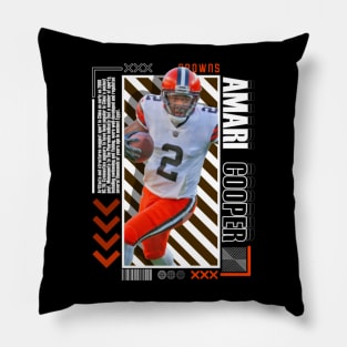 Amari Cooper Paper Poster Version 10 Pillow