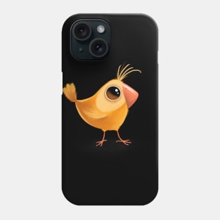 Cute yellow bird Phone Case