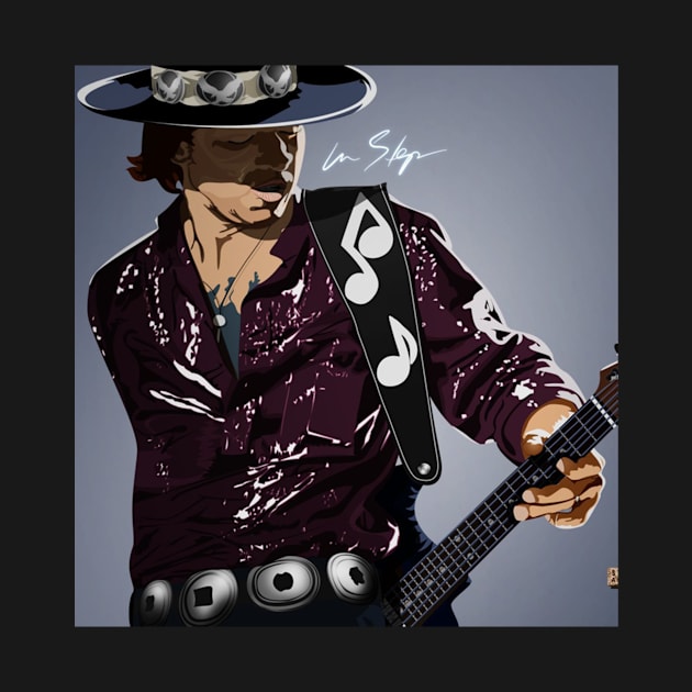 Stevie Ray Vaughan by xnewsomefiles