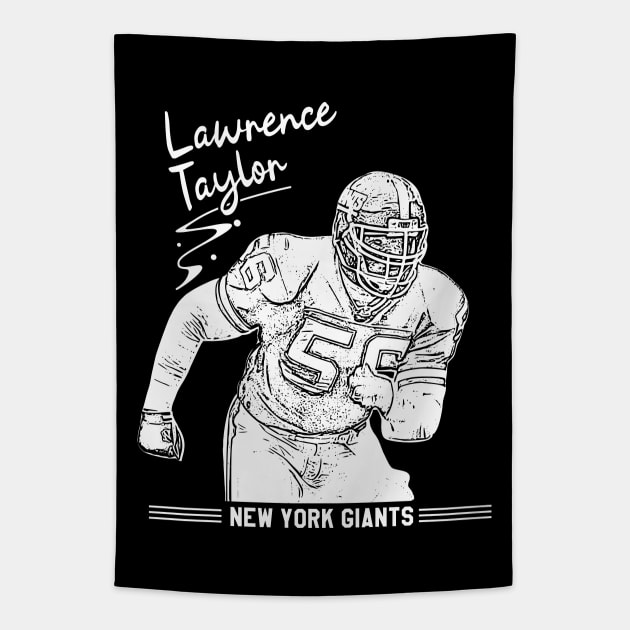 Lawrence taylor Tapestry by Aloenalone