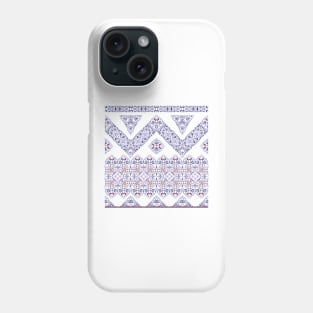 Arabic ornate violet pattern Phone Case